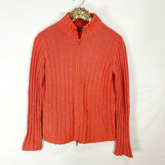 United Colors Of Benetton Sweaters - UNITED COLORS OF BENETTON Full Zip Cardigan